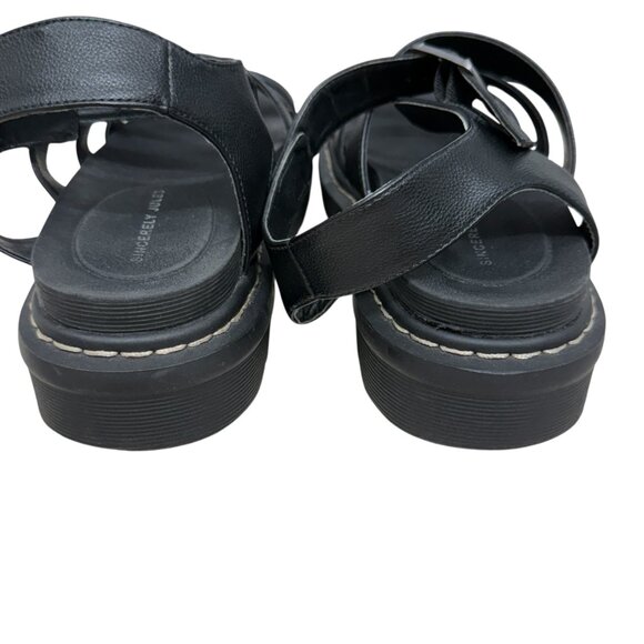 SINCERELY JULES Daring Gladiator Sandals Lug Sole Vegan Platforms Women's size 8 - Picture 5 of 8